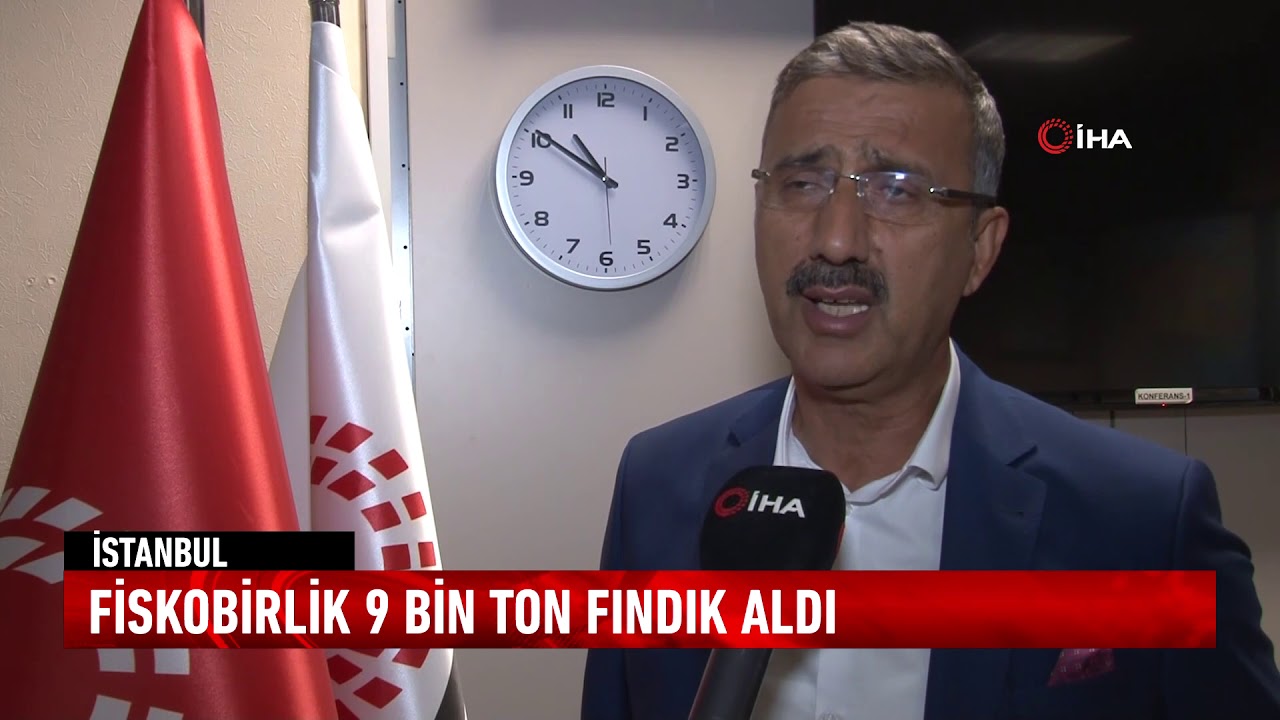 FİSKOBİRLİK 9 bin ton fındık aldı.