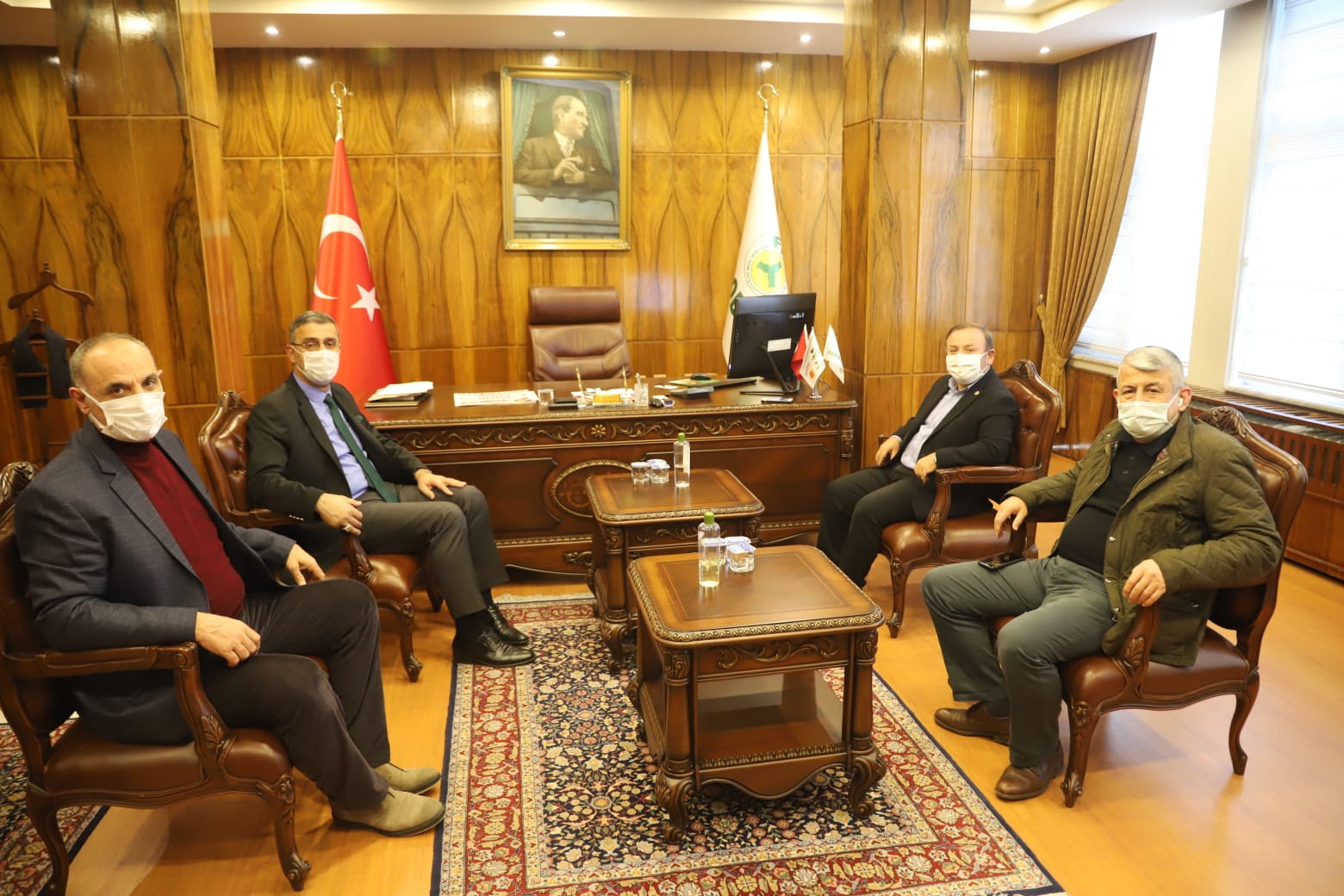 Ak Parti Giresun Milletvekili Sabri Öztürk ve Espiye Belediye Başkanı Mustafa Karadere'den Fiskobirlik'e Ziyaret